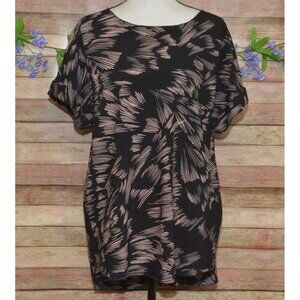 CAbi 3433 Ladies M Black Tate Fireworks Dolman Top Shirt Cuffed Sheeve HiLow Hem